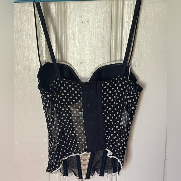 Chantal Thomass polka dot corset top. Size 34B. Bought in Paris. Excellent - Picture 4 of 8